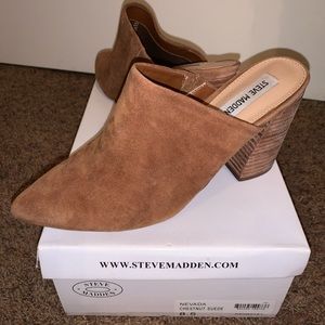 Steve Madden mule in chestnut